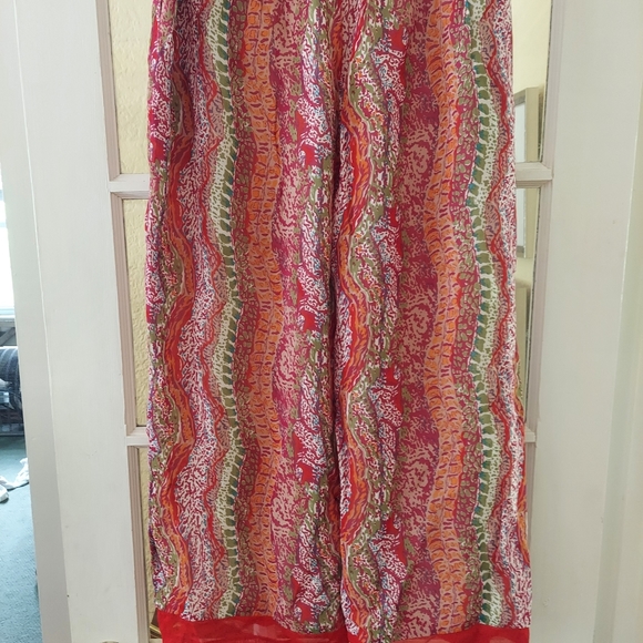 Coldwater Creek Colorful Palazzo Pants - Picture 5 of 6